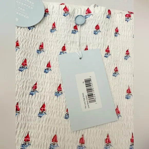 NWT Hill House Lucy Nap Dress In Love Boats Size XL