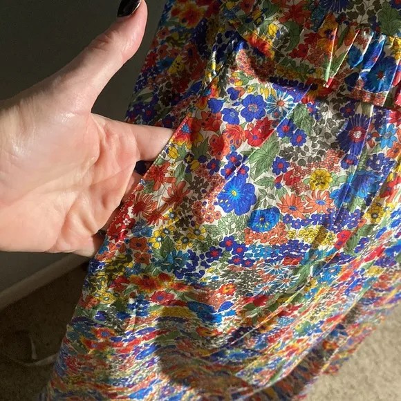 NWT J. Crew x Liberty of London Floral Shirt Dress
