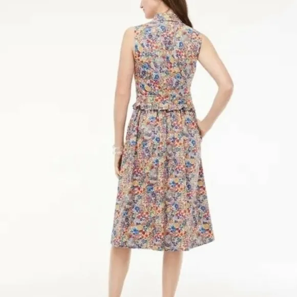 NWT J. Crew x Liberty of London Floral Shirt Dress