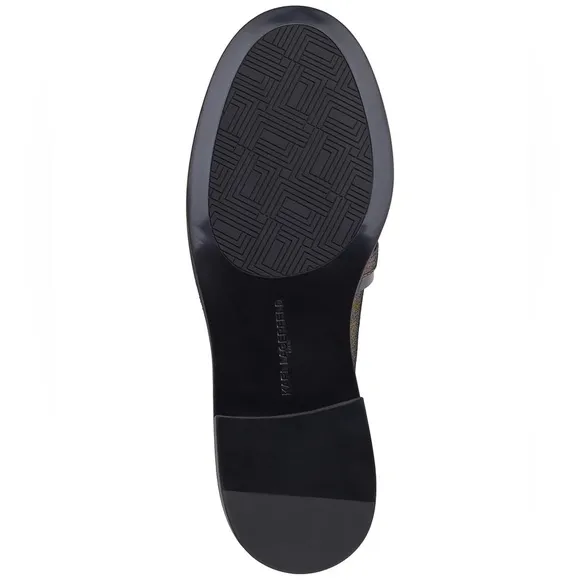 NWT Karl Lagerfeld Leather Upper Randall multi &amp; black Almond Toe Loafers 6