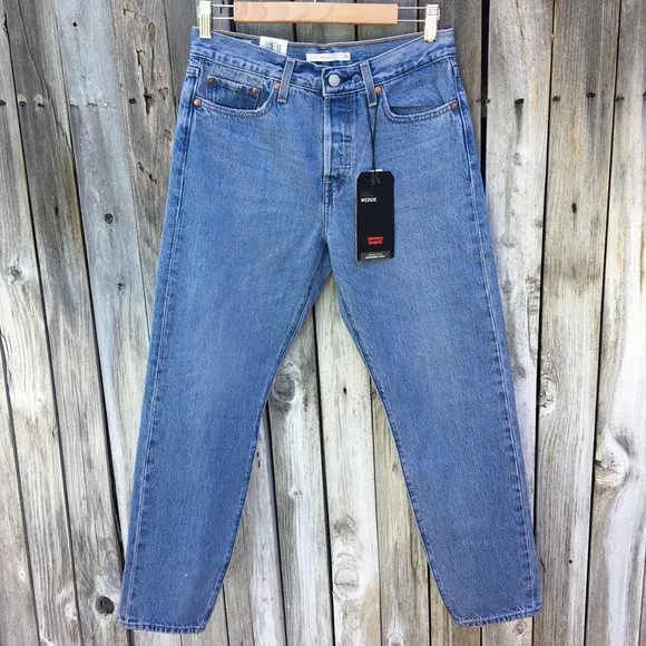 NWT Levi’s Wedgie Icon Fit Jean Athens Legion Blue 28