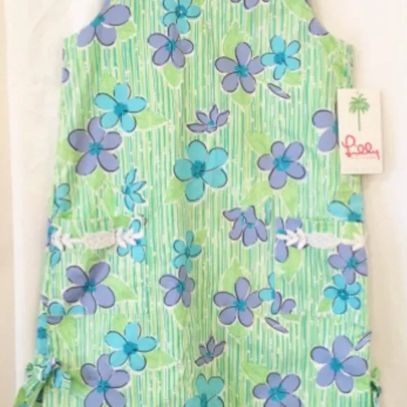 NWT Lilly Pulitzer 8 Shift Dress &quot;Seaspray Green&quot;