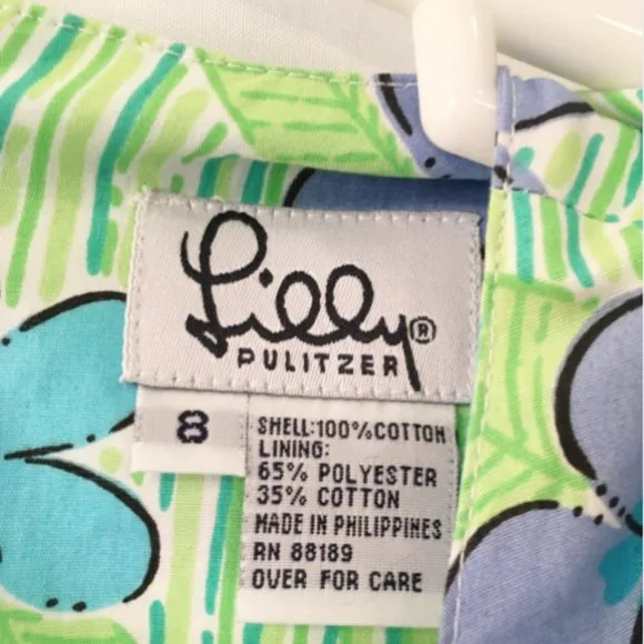 NWT Lilly Pulitzer 8 Shift Dress &quot;Seaspray Green&quot;