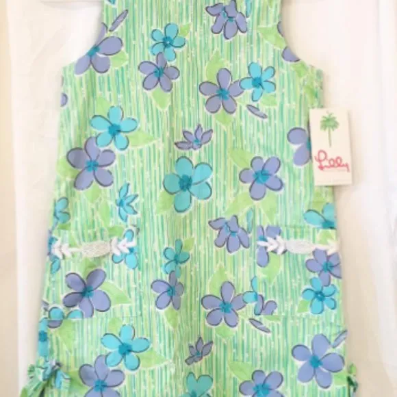 NWT Lilly Pulitzer 8 Shift Dress &quot;Seaspray Green&quot;