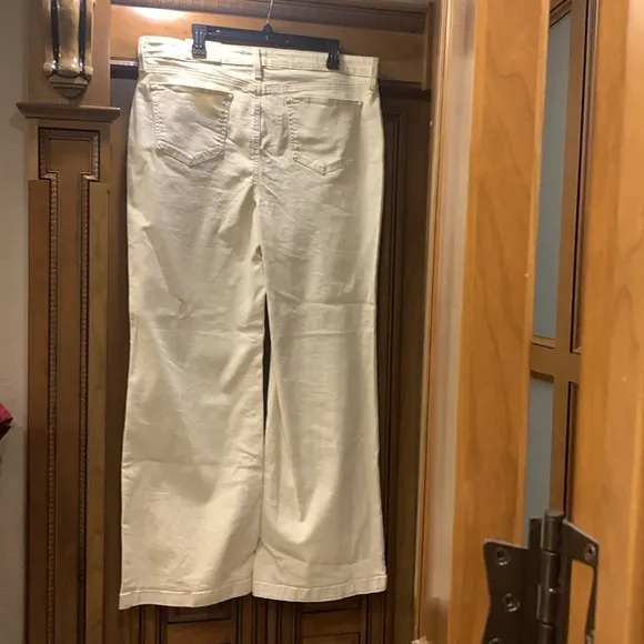 NWT NYDJ Theresa Wide Leg Teresa Wide Leg Jeans in White Creek Size 16