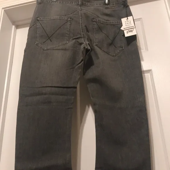 NWT Rap and Roll by pimp Men’s Gray Slim Fit Jeans