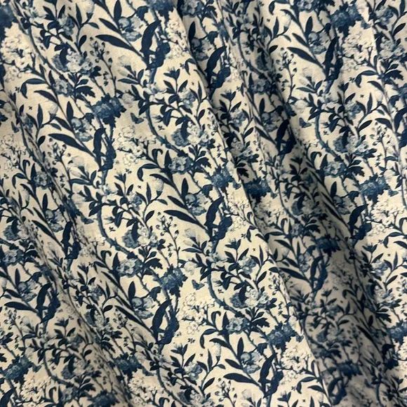 NWT Tuckernuck Blue White Floral Rosaleigh Mini Dress Women’s size XL