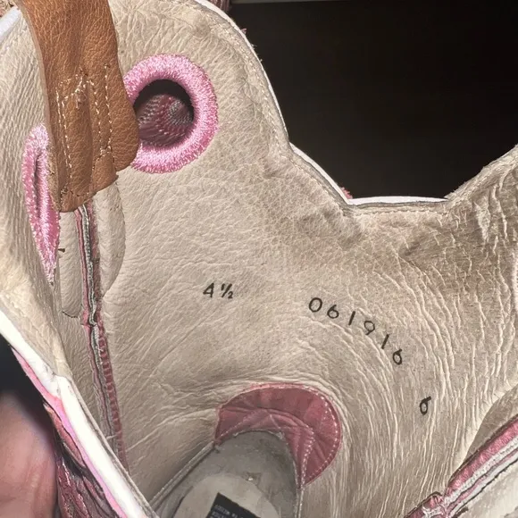 Old West Youth's Broad Square Toe Boots