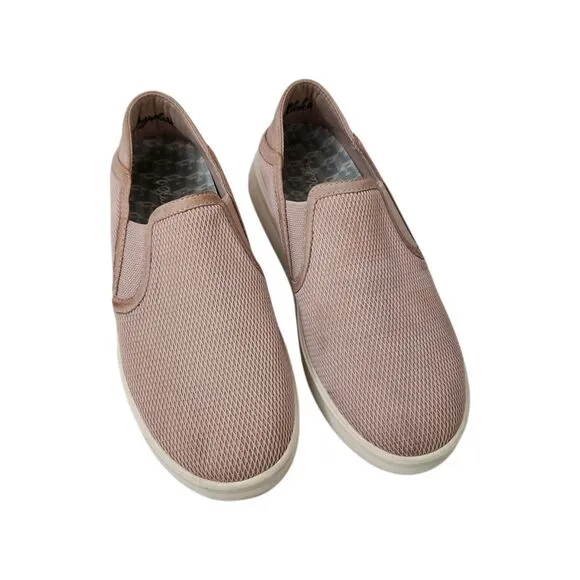 Olukai Ki'ihele Slip-on Sneakers Womens Size 6.5 Rose Dust Pink Slip-on Casual