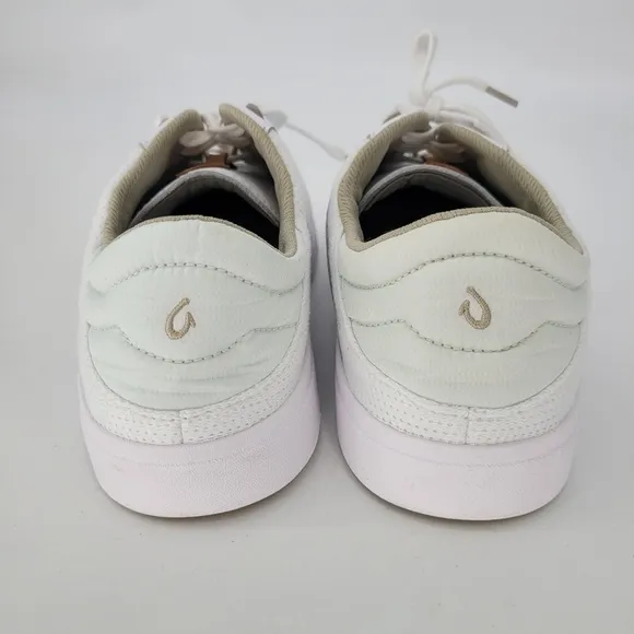 OLUKAI Kilea classic court Women's Everyday Sneaker white size 10