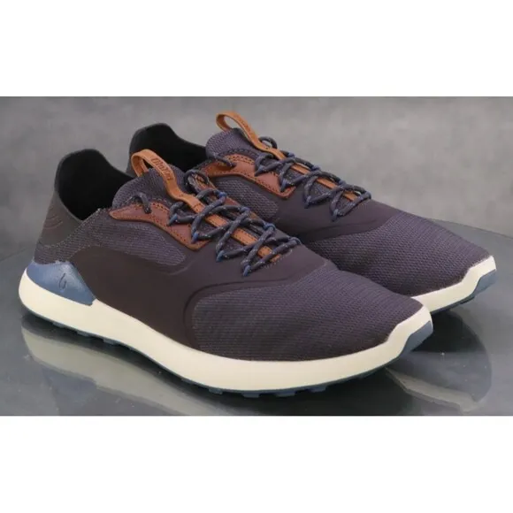 Olukai Nihoa Li Men's Sneakers Shoes Size 11.5 Gray Blue