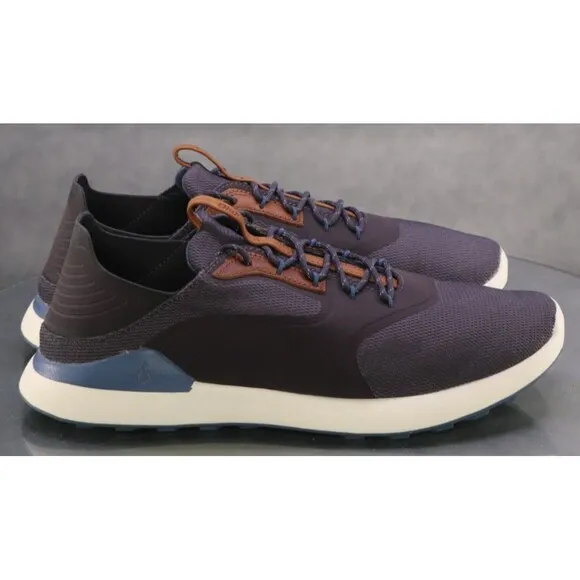 Olukai Nihoa Li Men's Sneakers Shoes Size 11.5 Gray Blue