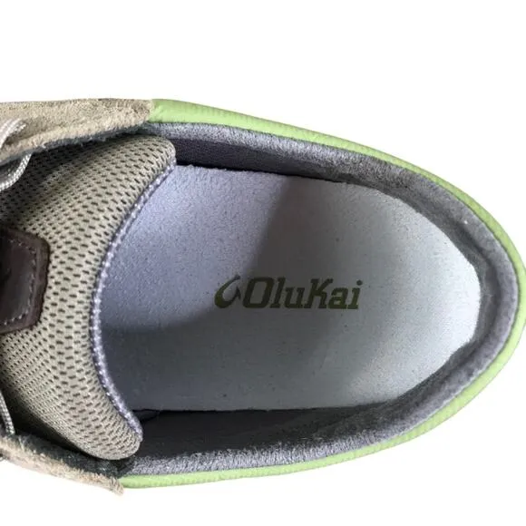 OLUKAI Punini Men's Everyday Sneaker 8.5 Slip On Folded Down Travel Comfort NWOB