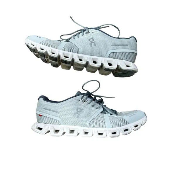 On Cloud 5 Surf &amp; Cobble Color-way Size 8 Sneakers Comfort Running Walking.