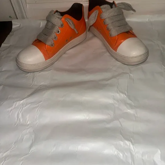 Orange Kids Sneakers