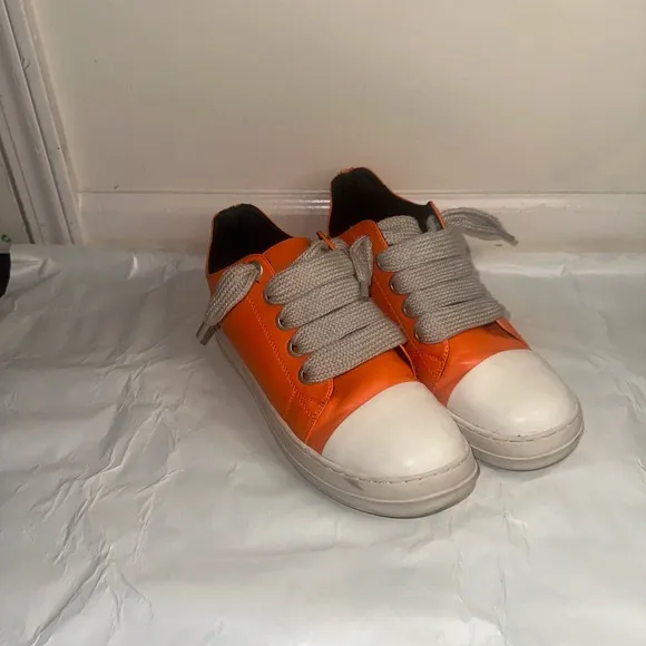 Orange Kids Sneakers