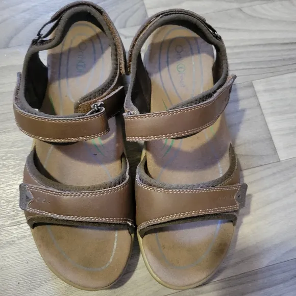 Ortho Feet Wide Comfort Velcro Sandals