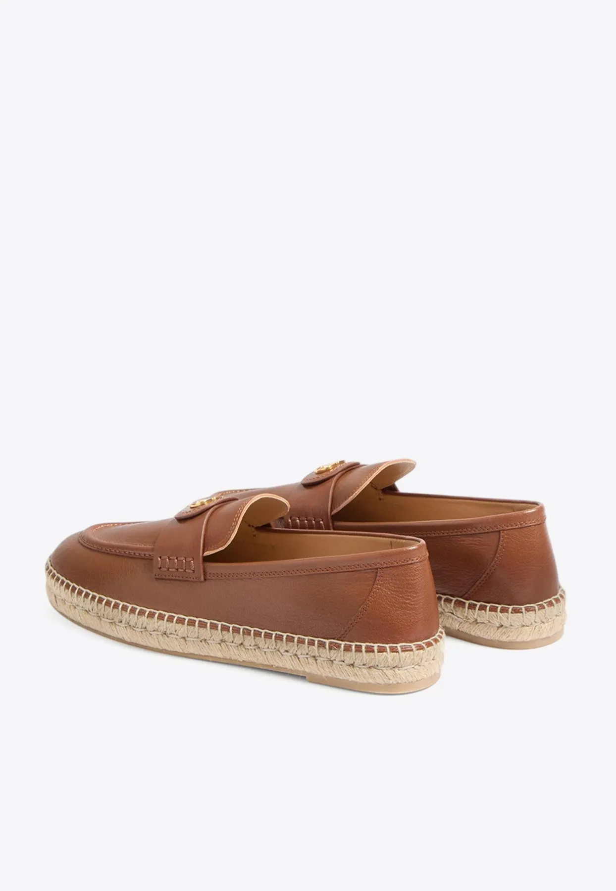 Palm Avenue Calf Leather Espadrilles