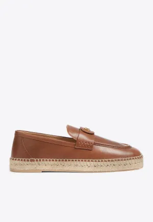 Palm Avenue Calf Leather Espadrilles