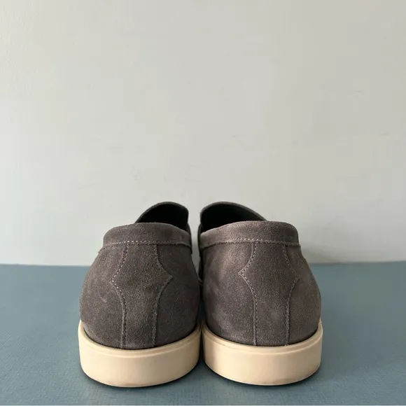 Pastori Decius Hybrid Gray Suede Ash Hybrid Mens Slip On Loafers