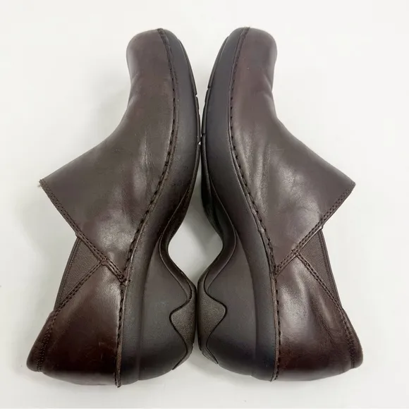 Patagonia BETTER Clog Deep Espresso Leather Slip On Low Heel Loafers