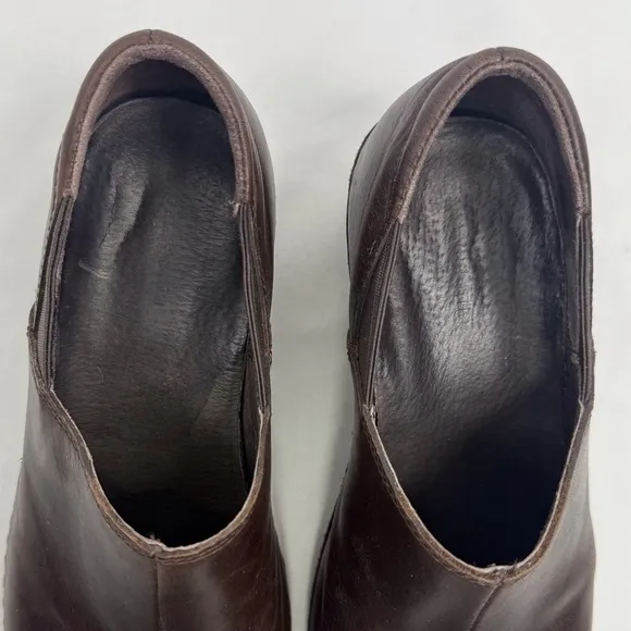 Patagonia BETTER Clog Deep Espresso Leather Slip On Low Heel Loafers