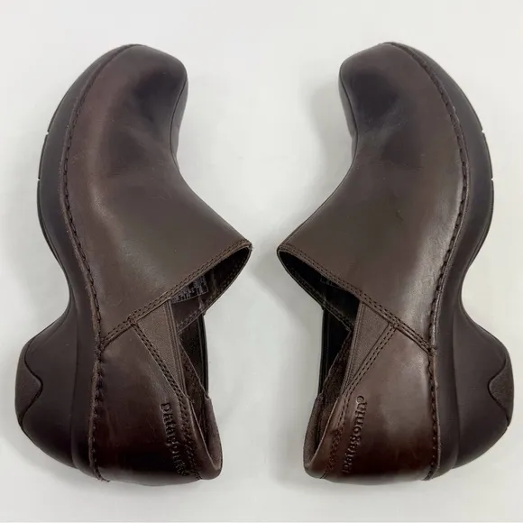 Patagonia BETTER Clog Deep Espresso Leather Slip On Low Heel Loafers
