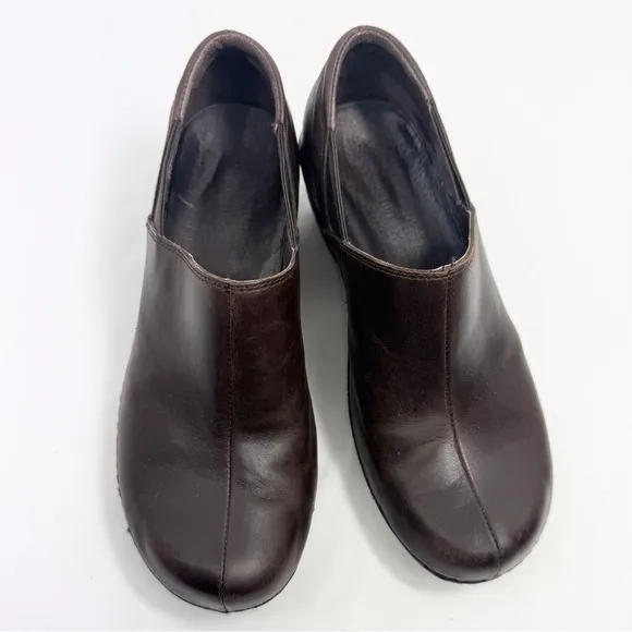 Patagonia BETTER Clog Deep Espresso Leather Slip On Low Heel Loafers