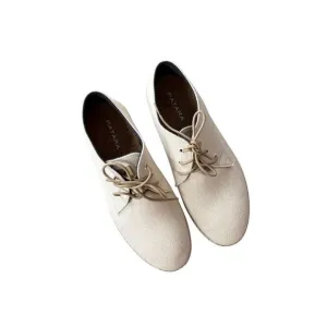 Patara Mens Ivory Lace-up Nomad Woven Lace-up Derby Espadrille Sneakers Size 9