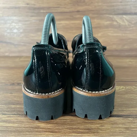 Patricia Green Beckham Patent Leather Tassel Loafers Women’s Size 10 Shoes