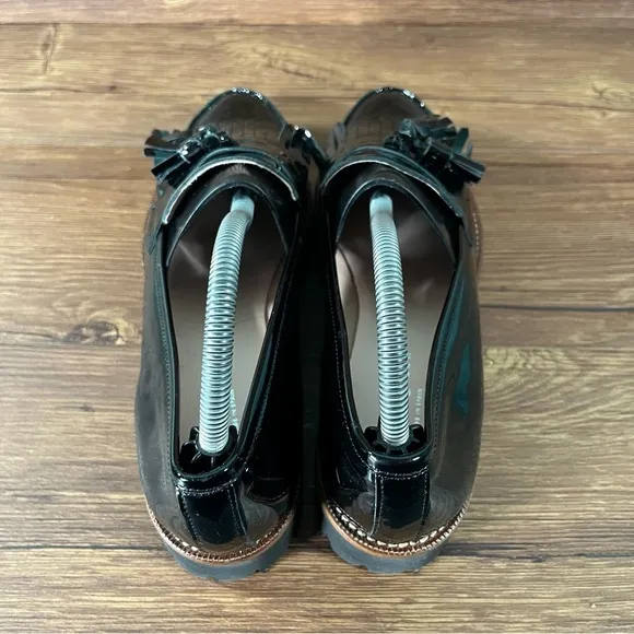 Patricia Green Beckham Patent Leather Tassel Loafers Women’s Size 10 Shoes