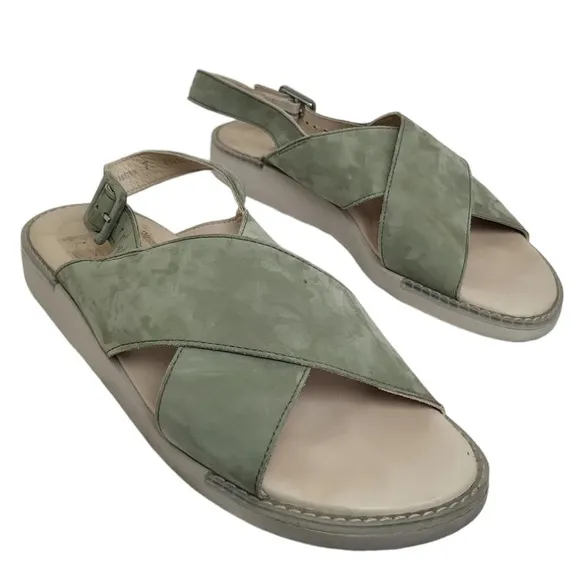 PAUL GREEN HERB NUBUK Sandals