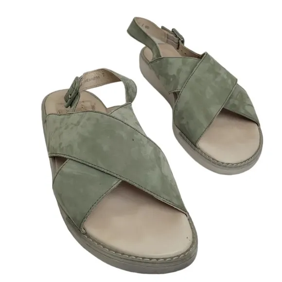 PAUL GREEN HERB NUBUK Sandals