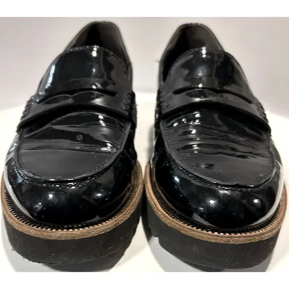 Paul Green Samone Black Patent Leather Loafers