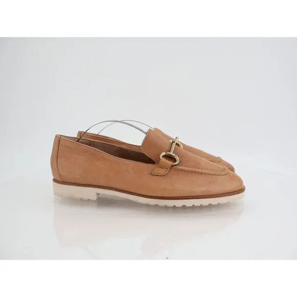 Paul Green Womens Shay Bit Loafers Size 7.5 US / 5 UK Leather Tan Slip On