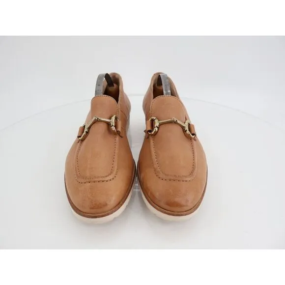 Paul Green Womens Shay Bit Loafers Size 7.5 US / 5 UK Leather Tan Slip On