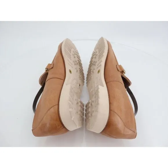 Paul Green Womens Shay Bit Loafers Size 7.5 US / 5 UK Leather Tan Slip On
