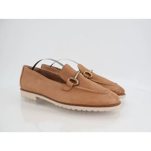 Paul Green Womens Shay Bit Loafers Size 7.5 US / 5 UK Leather Tan Slip On