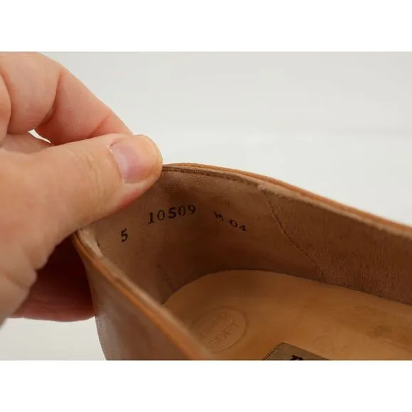 Paul Green Womens Shay Bit Loafers Size 7.5 US / 5 UK Leather Tan Slip On