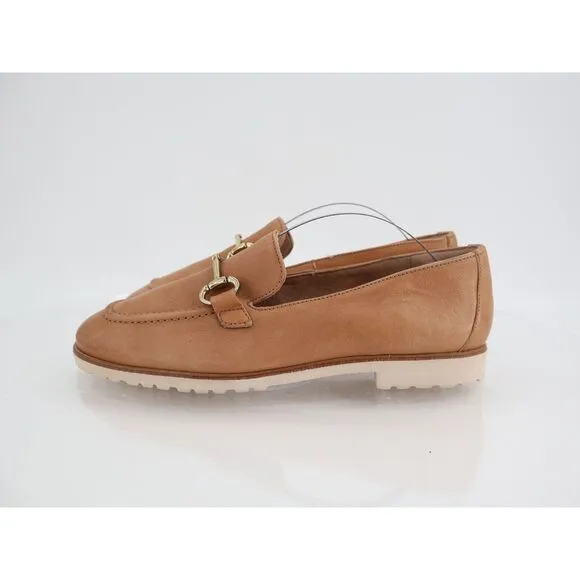 Paul Green Womens Shay Bit Loafers Size 7.5 US / 5 UK Leather Tan Slip On