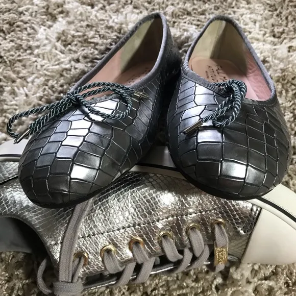 Paul Mayer Country Nadir Ballet Flat Grey Size 8B