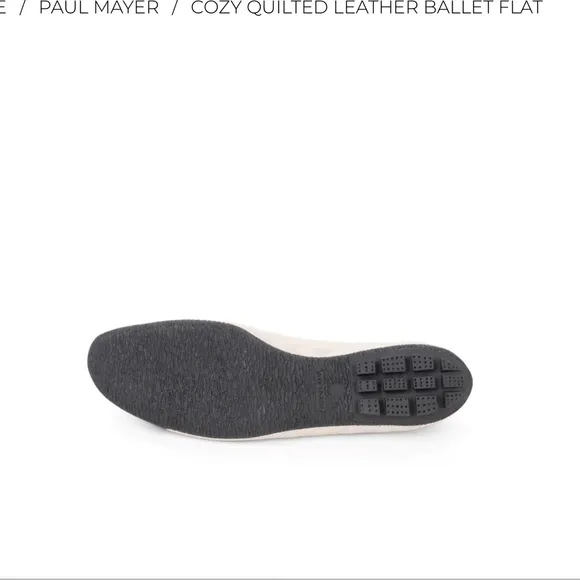 Paul Mayer Country Nadir Ballet Flat Grey Size 8B