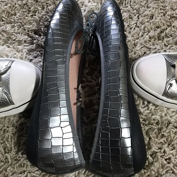 Paul Mayer Country Nadir Ballet Flat Grey Size 8B