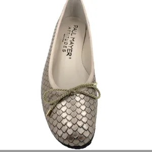 Paul Mayer Country Nadir Ballet Flat Grey Size 8B