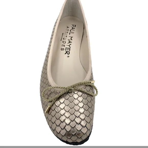 Paul Mayer Country Nadir Ballet Flat Grey Size 8B