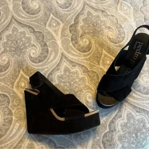 Pedro Garcia Suede  wedges