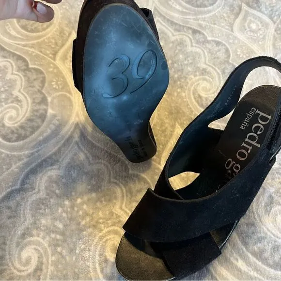Pedro Garcia Suede  wedges