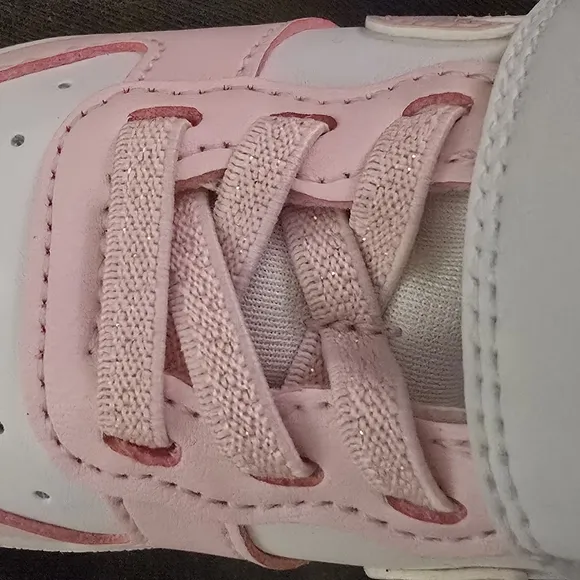Pink and White Kids Sneakers
