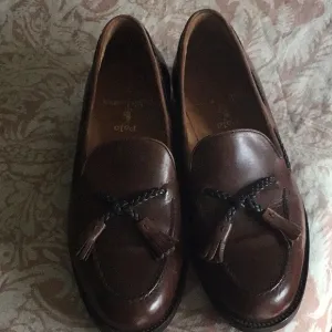 Polo by Ralph Lauren Brown Leather Tassel Loafers