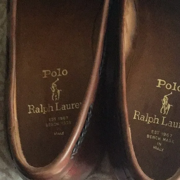 Polo by Ralph Lauren Brown Leather Tassel Loafers